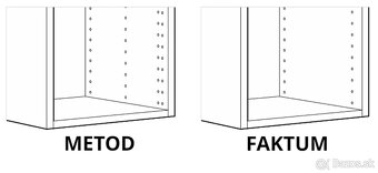 DOPYT kuchynské skrinky Ikea FAKTUM + dvierka Lidingo - 3