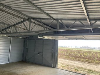 Plechová garáž 6x5,5m - 3