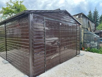 Plechová garáž 4x5m - 3