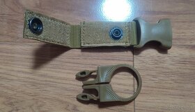 Držiak PET fľaše na opasok a MOLLE systém olive - 3