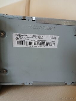 Autorádio Golf 5,Passat B6,Touran - 3