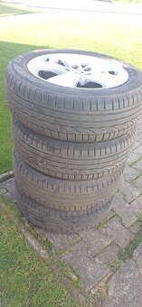 Škoda Fabia 3 disky z ľahkých zliatin s pneu Dunlop - 3