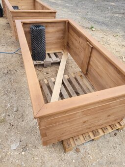 Vyvýšený záhon drvené kvetináč - 3