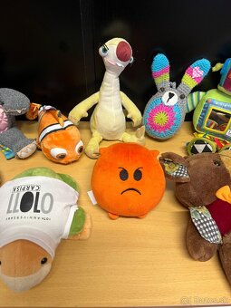 Plyšové hračky-psík, korytnačka, medvedík, Nemo… - 3