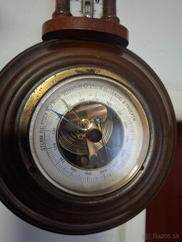 Predám starožitný barometer s teplomerom r.1900 - 3