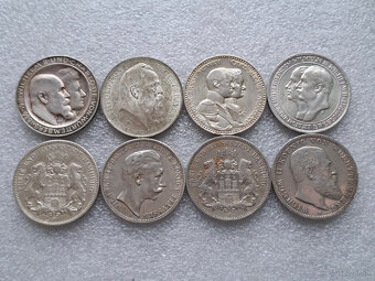 Mince Nemecko - Cisarstvo 2-3-5 Marky - 3