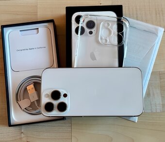 iPhone 13 Pro Max Silver BATERIE 100% TOP - 3