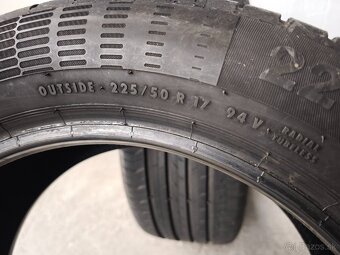 225/50 r17 letné pneumatiky Continental 7mm - 3