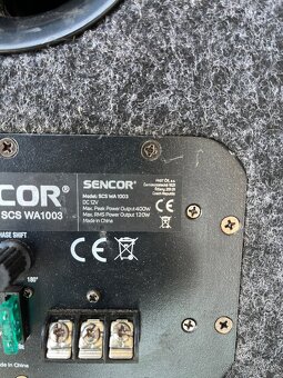 Subwoofer sencor - 3