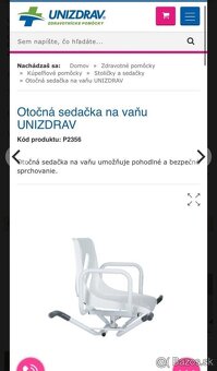 Otočná sedačka na vaňu - 3