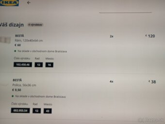 skrinky Ikea Besta - vyoký lesk - 3