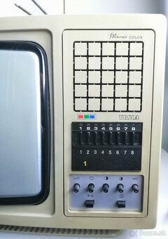 PREDÁM VZÁCNY TV TESLA MÁNES COLOR 2 KUSY - 3