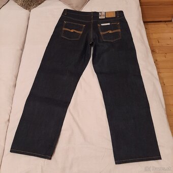 Pánske džínsy Nudie jeans rad rufus dry deluxe W36 L32 - 3