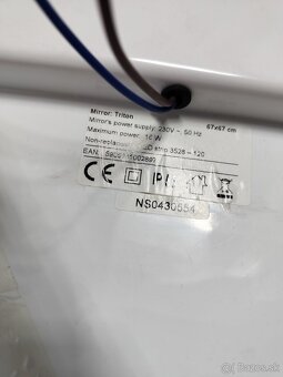 Zrkadlo s priemerom 67cm/ 2ks (dohoda možná) - 3