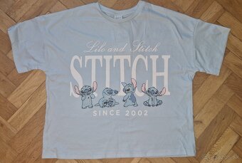 Tričko crop top Stich v.164 - 3