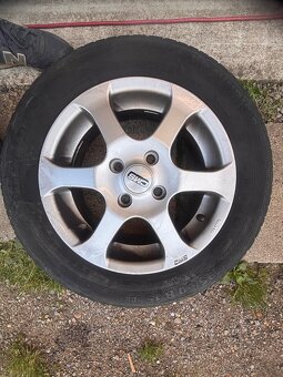 Predám 4 kusy letné pneu 4x108 ford na elektronoch - 3