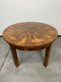 Okrúhly rozťahovací stôl Korenica - Art deco 110cm - 3