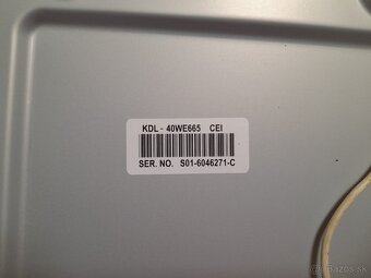 Náhradné diely na TV SONY Bravia KDL-40WE665 - 3