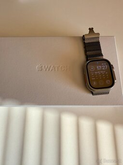 Predám Apple Watch Ultra 2 49 mm prírodný titán - 3