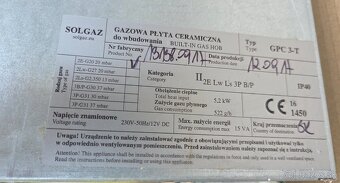 Sklokeramická plynová varná doska - 3