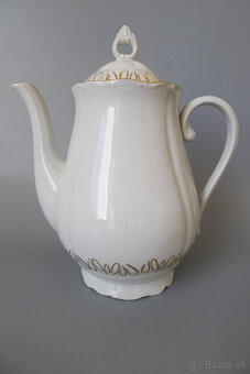 Starý porcelán - čajník a mliečnik Horní Slavkov - 3