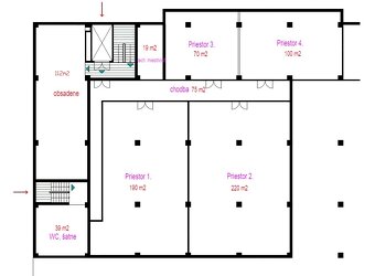 Prenájom obchodných priestorov 70-150m2 - 3