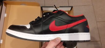 Nike Air Jordan 1 low black/fire red-white - 3