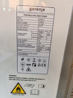 Mobilná klimatizácia Gorenje - 3