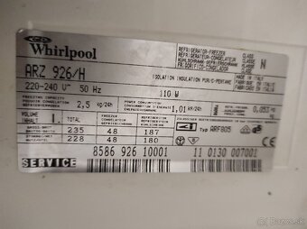Chladnička s mrazničkou Whirlpool - 3