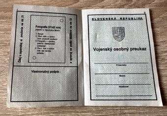 slovenský štát vojenský preukaz kopie - 3
