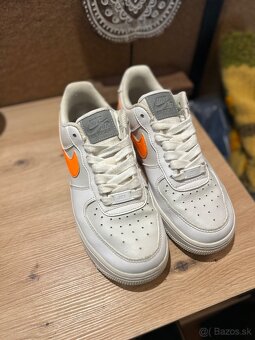 Nike air force one biele oranzove - 3