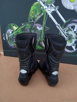 Dámske kožené čižmy Sidi č.38 - 3