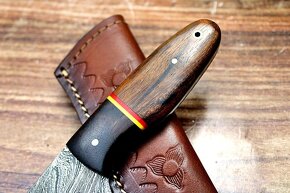208/ Damaskový lovecky nôž Ručná výroba - 3