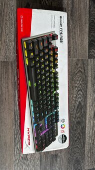 Predám hernú klavesnicu HyperX Alloy FPS RGB - 3