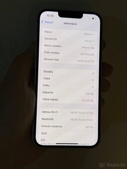 Predám iPhone 16E 128GB Biely nový kus nepoužívaný - 3