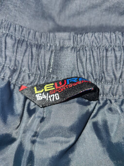 Lyžiarske zateplené nohavice Levro sivé velk.164/170 - 3