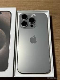 iPhone 15 Pro 128GB Natural Titanium AKO NOVÝ - 3