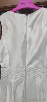 detské šaty biele - 3