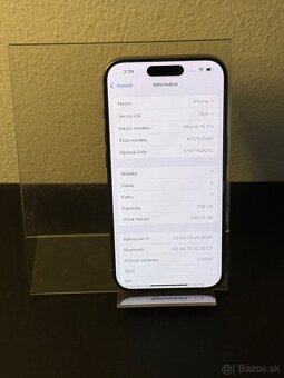 Predám Apple iPhone 15 PRO 255GB Natural Titanium - 3