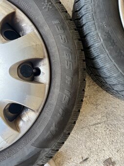 Predám plechové disky 195/65 R15 - 3