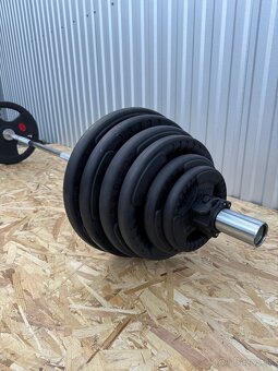 NOVÉ pogumované tri grip kotúče 50mm (2,5-25kg) - 3