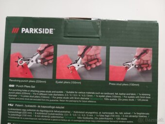 Súprava klieští a nitov na dierovanie Parkside - 3
