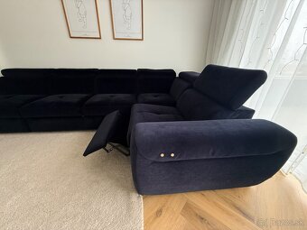 Pohodlný gauč 345x210 cm elektricky s odkladacím priestorom - 3