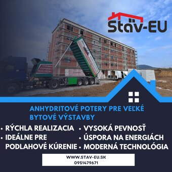 Realizujeme anhydritové potery v okrese Humenné - 3