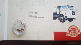 Strieborné mince Na kolesách - nekompletný ročník 2023 - 3