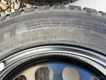Predám zimné kolesá 205/55 rf16 - 3