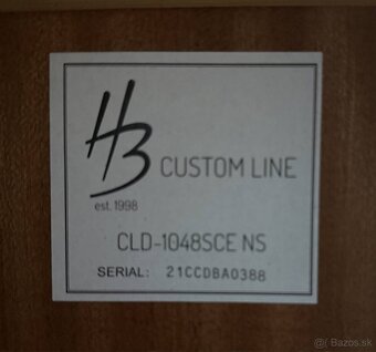 Harley Benton Custom Line CLD-1048SCE NS - elektroakustická - 3