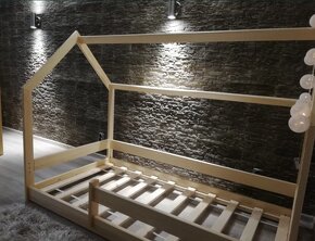 Prízemná detská posteľ Domček 160x80 - 3