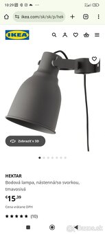 Predám lampy IKEA hectar - 3