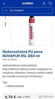 Montážna pena Allmedia Novapur - 3